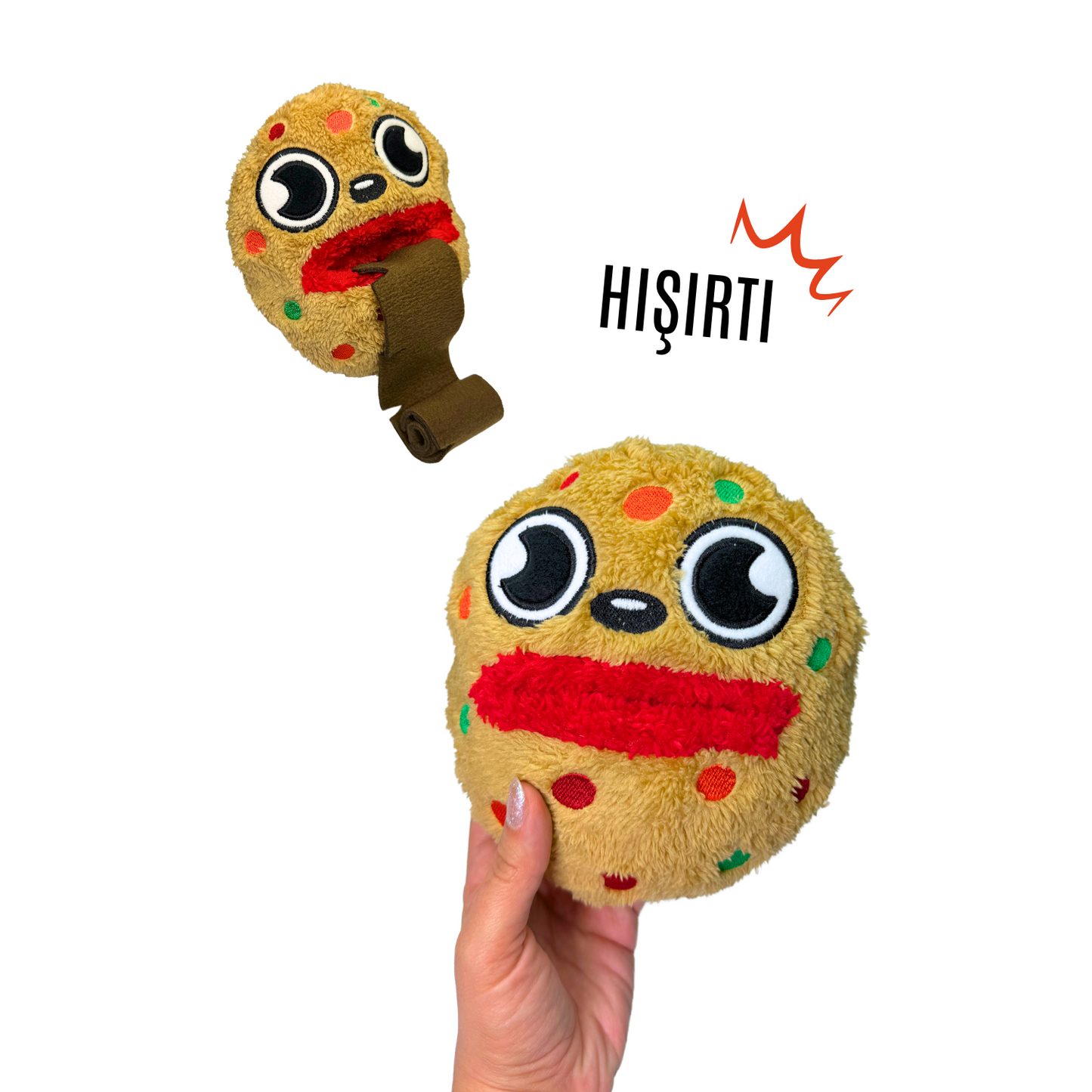 HavHavCafe 2'li Köpek Oyuncak Seti Pumpkin Havs Latte ve Peluş Kurabiye