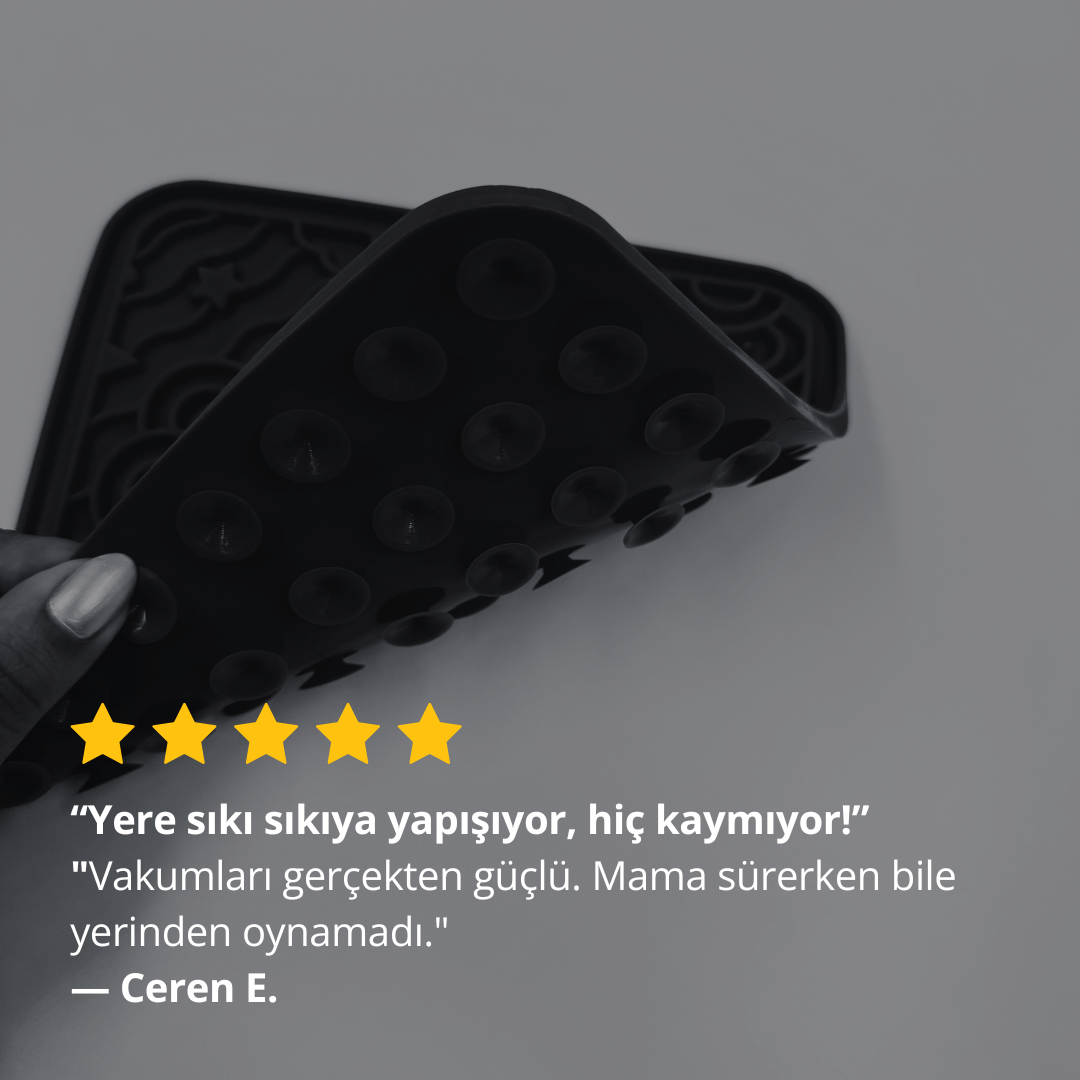 O'yalama Matı Köpek Ve Kedi İçin Yalama Matı Vakumlu Lickmat
