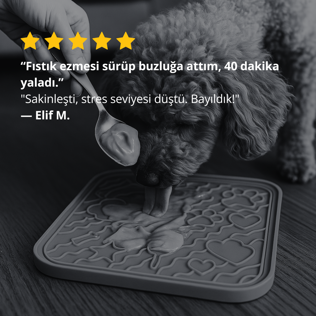 O'yalama Matı Köpek Ve Kedi İçin Yalama Matı Vakumlu Lickmat