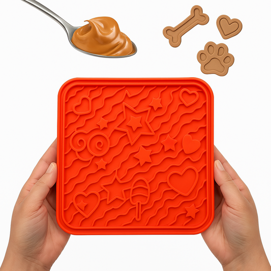 O'yalama Matı Köpek Ve Kedi İçin Yalama Matı Vakumlu Lickmat