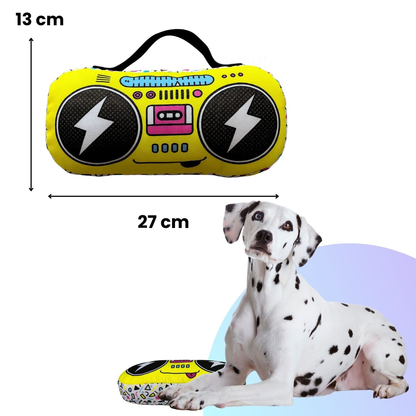Köpek Peluş Oyuncak Seti VikVikli Gitar ve Peluş Radyo Köpekler için Eğlenceli Aktivite Oyuncakları