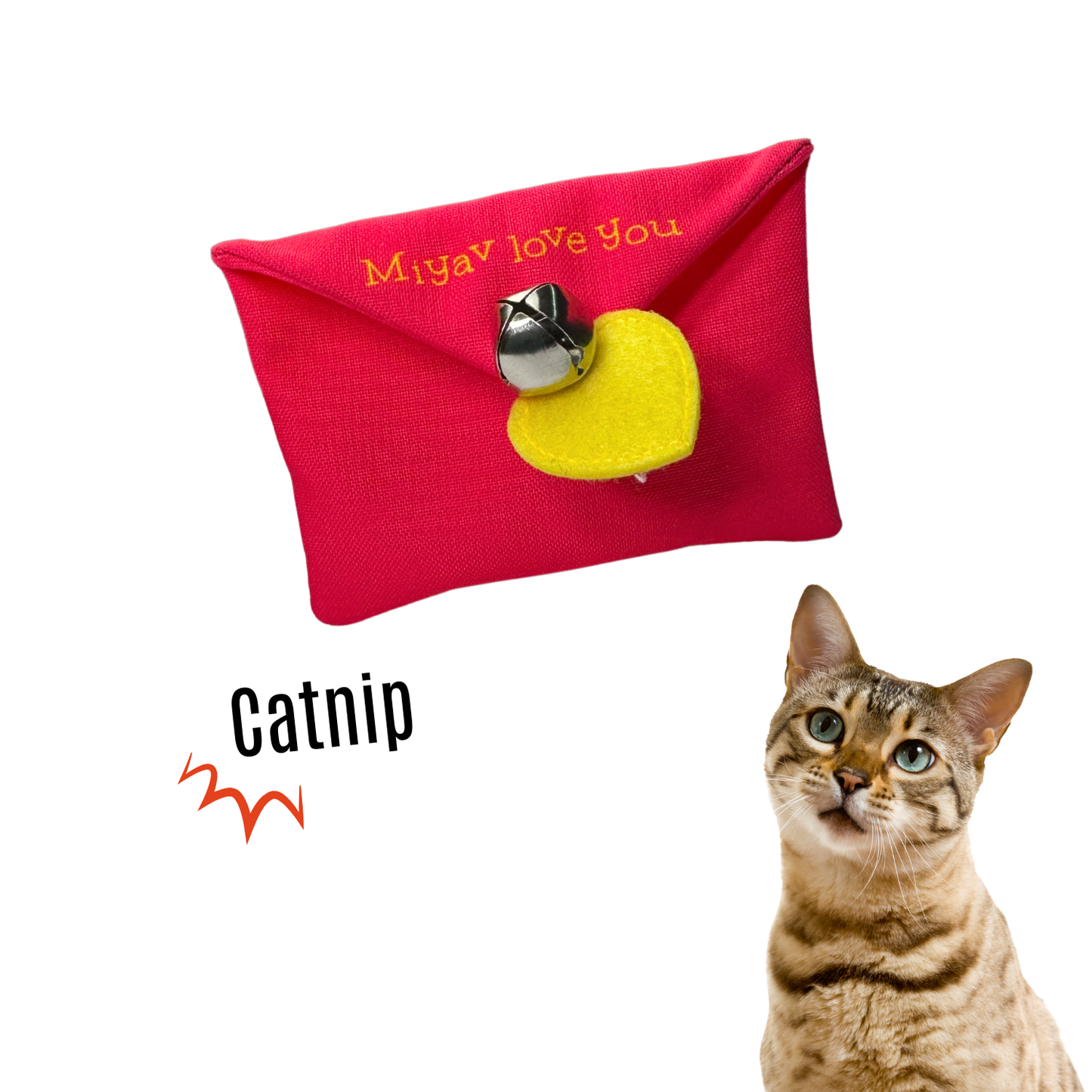 Miyav Love You Peluş Kedi Oyuncak Seti Hışırtılı Şarap, Mama Saklamalı Gül, Çıngıraklı Mektup