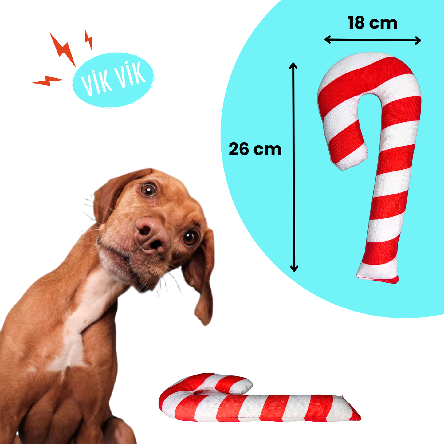 Havrika Yıllar Köpek Oyuncak Seti Köpek Atkısı S M L, Hışırtılı Peluş Kurabiye, Vikvikli Peluş Şeker