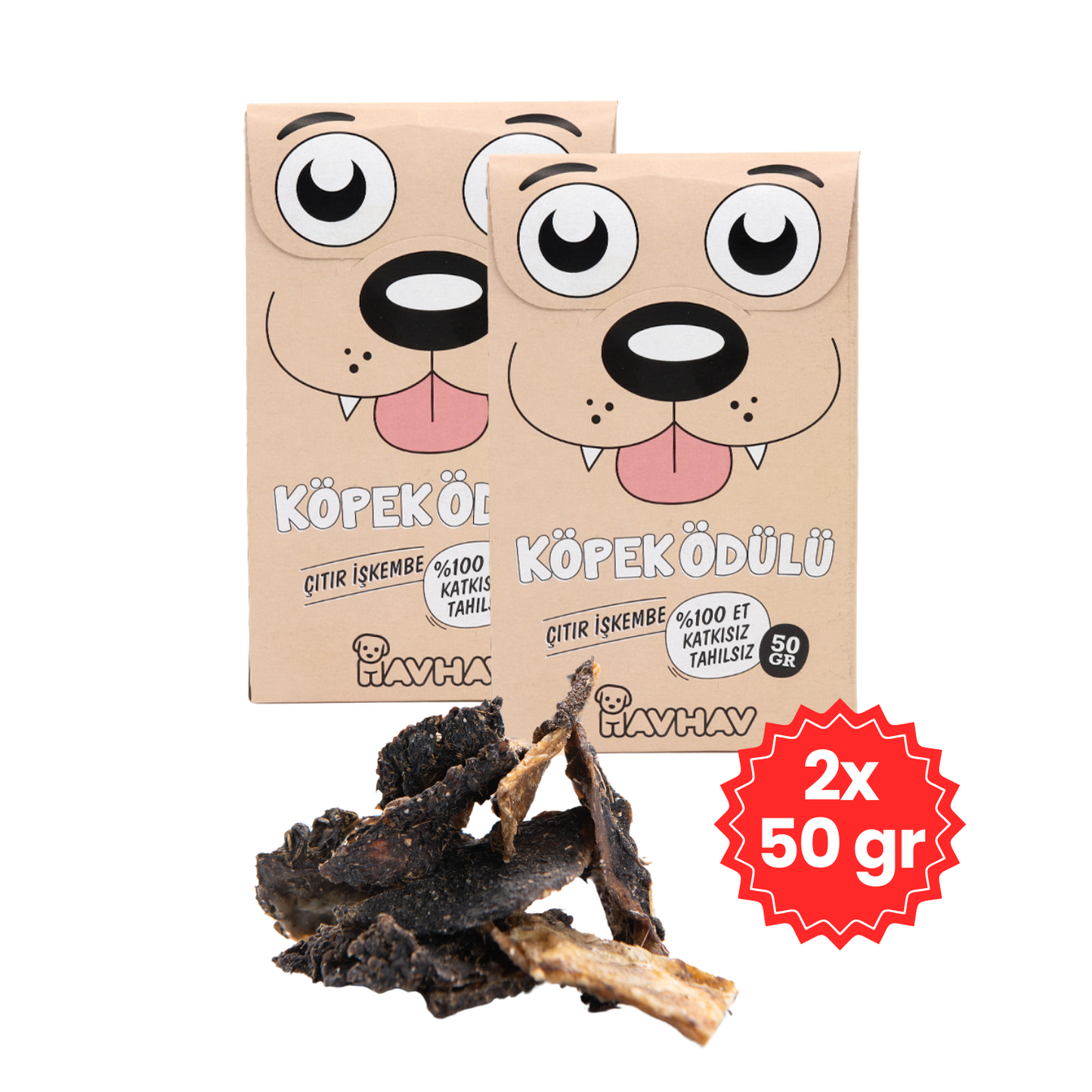 2 Adet Çıtır İşkembe Doğal İçerikli Köpek Ödül Maması