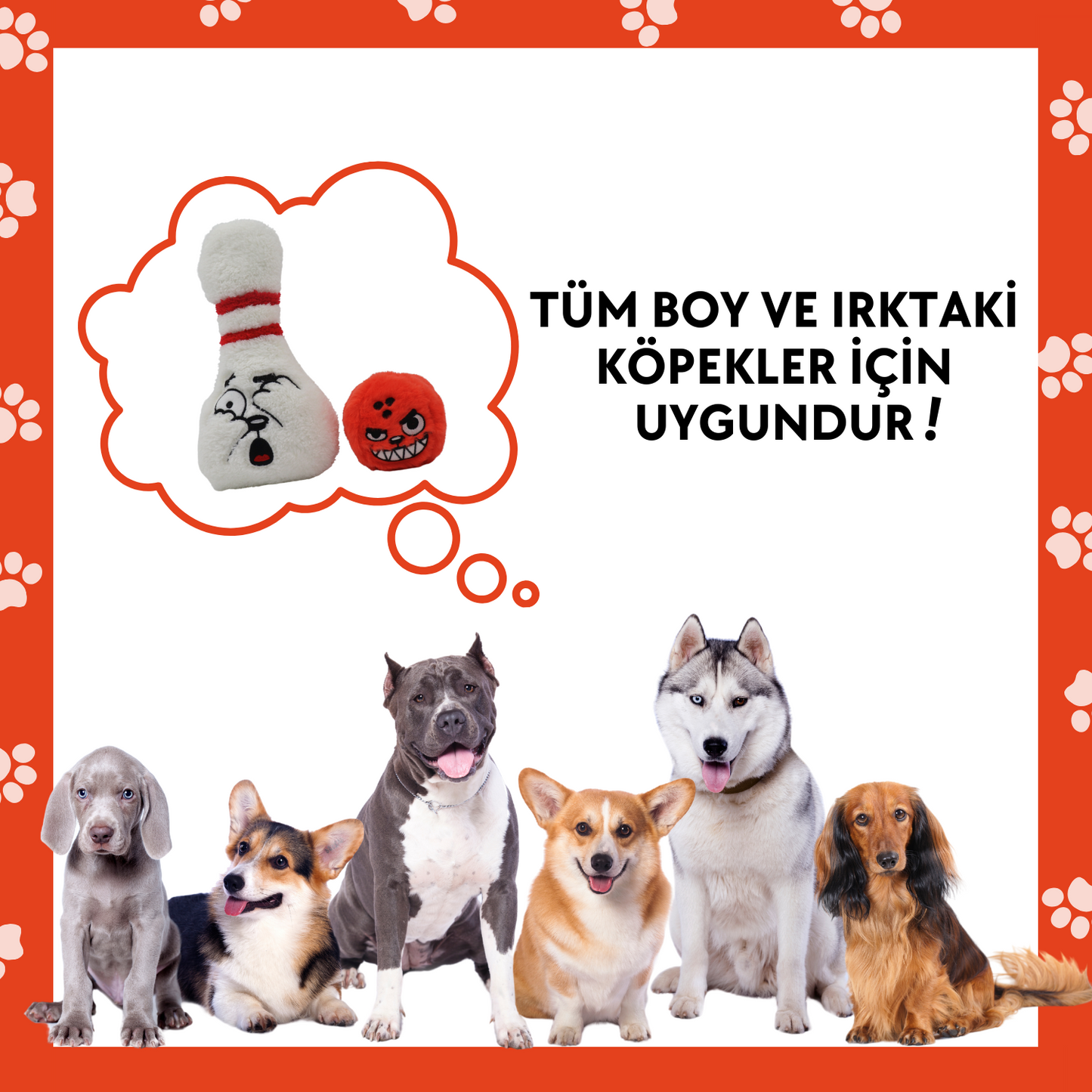 Howling Köpek Oyuncak Seti