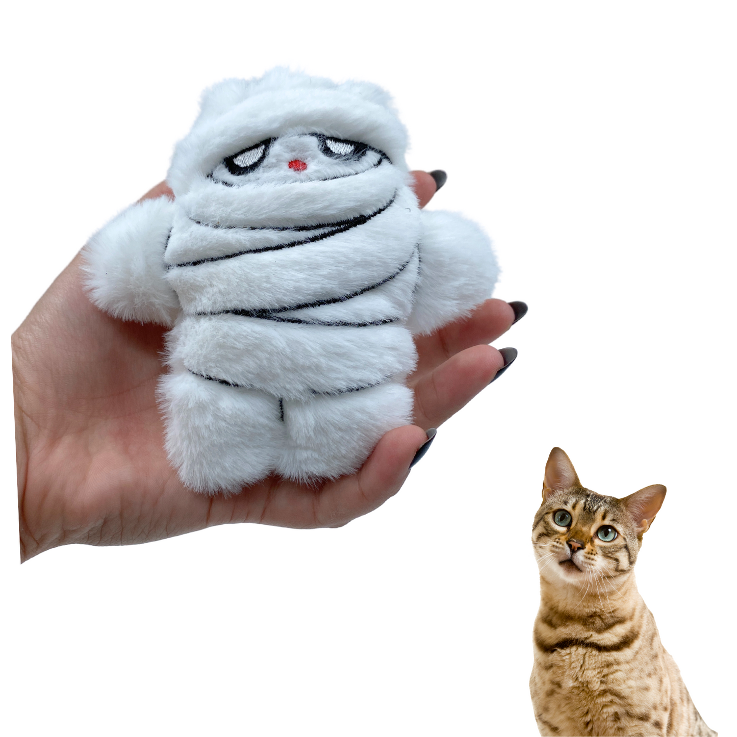 Peluş Mumya Kedi Oyuncağı