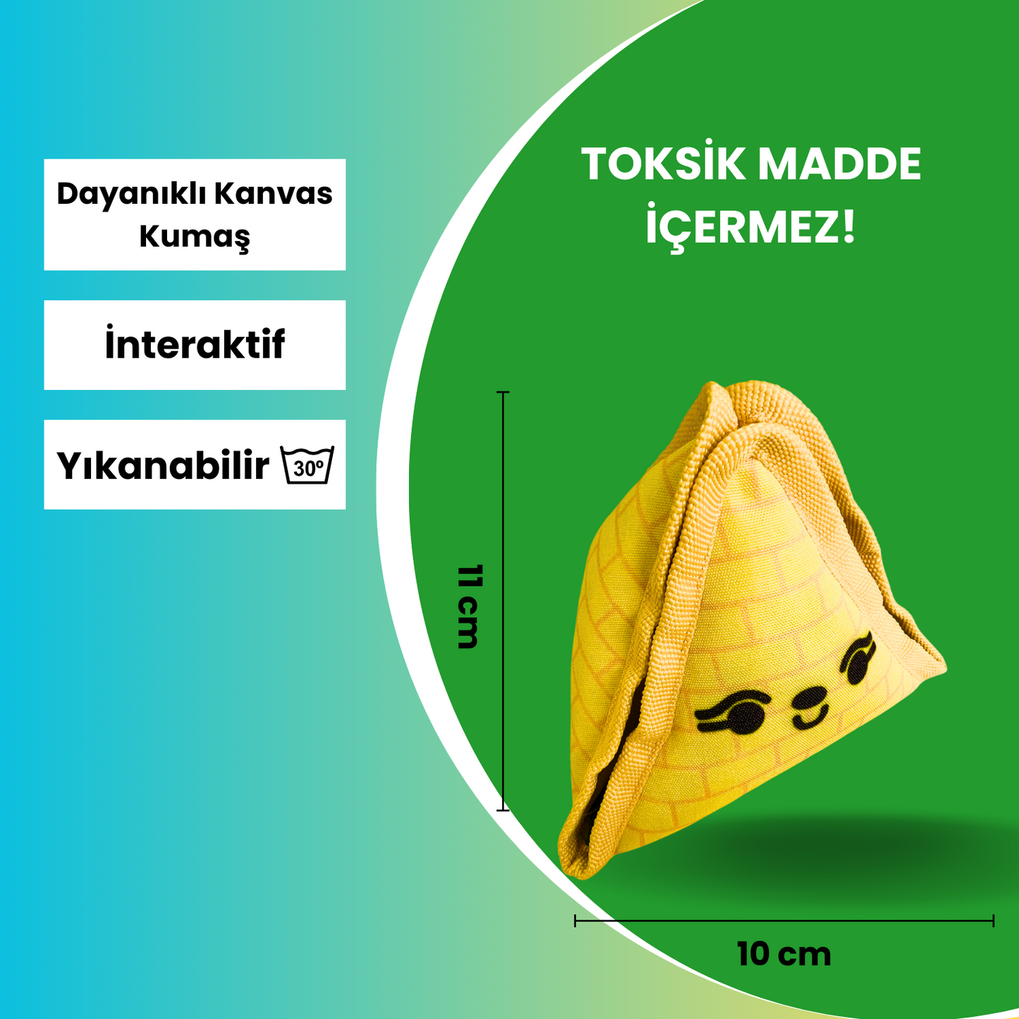 Piramit Mama Saklamalı Köpek Zeka Oyuncağı