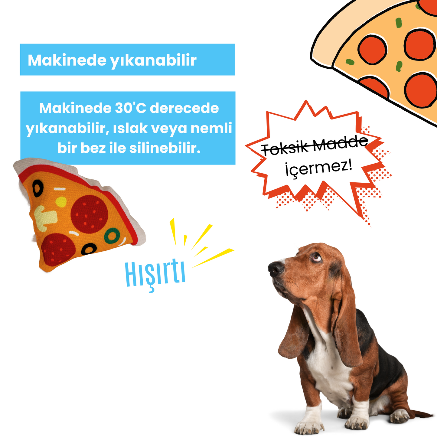 Pizza Mama Saklamalı Köpek Zeka Oyuncağı