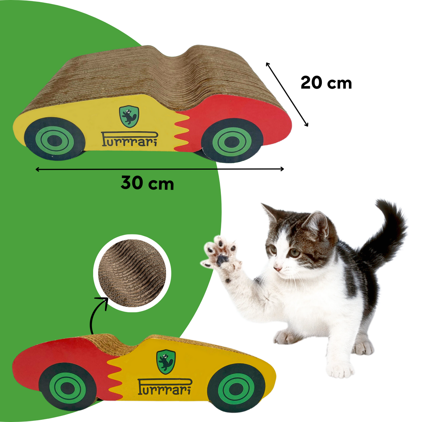 Purrari Kedi Tırmalama Kartonu 30 Cm