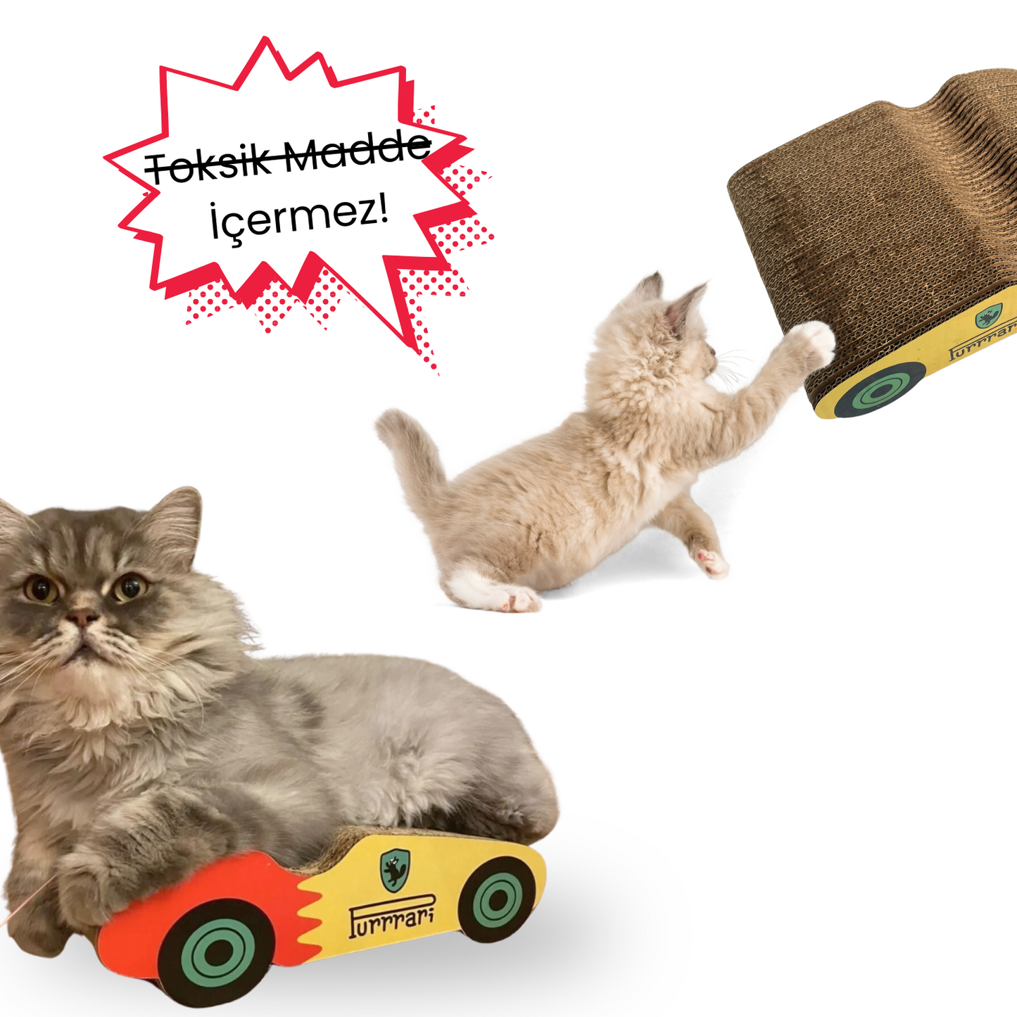 Purrari Kedi Tırmalama Kartonu 30 Cm