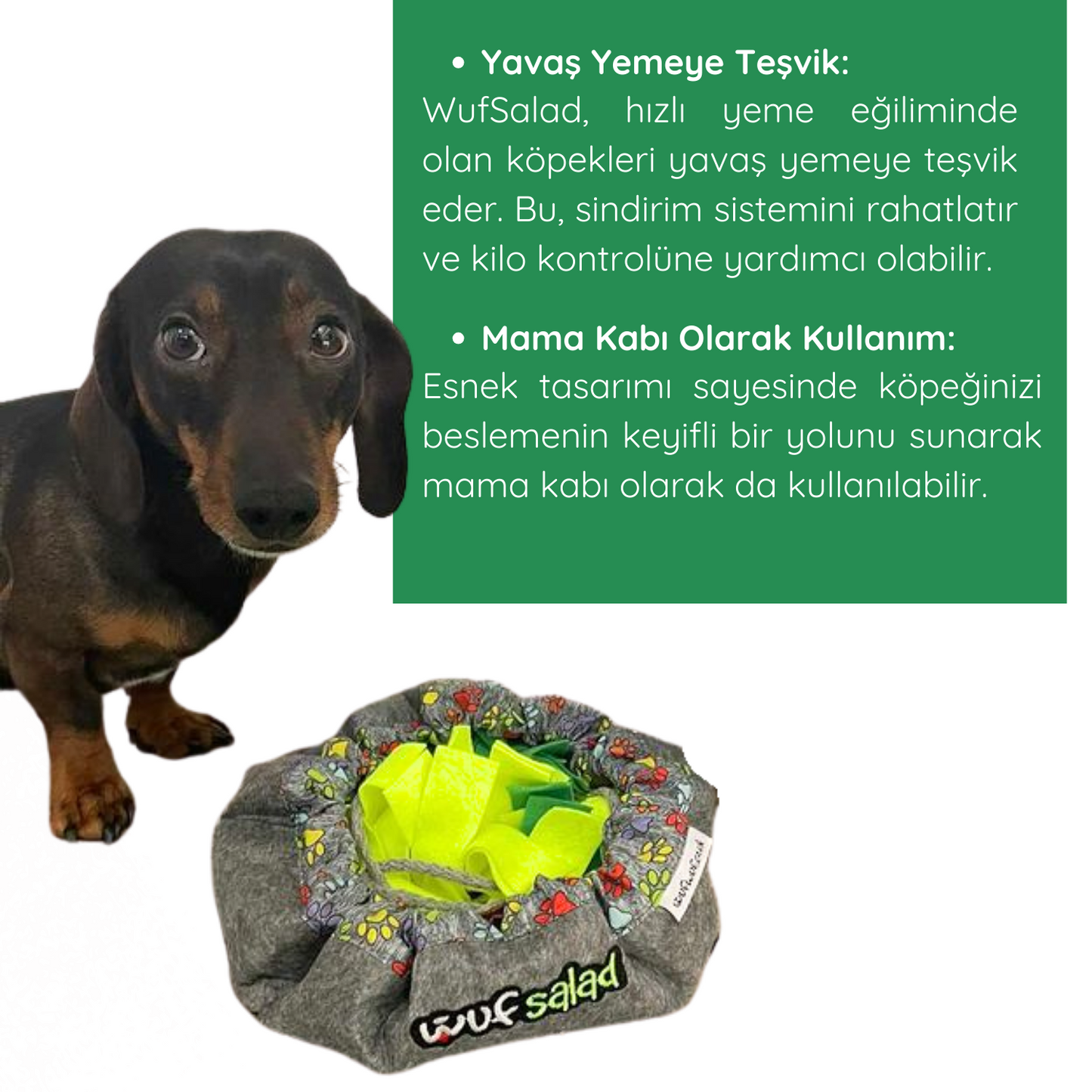 Wufsalad Mama Saklamalı Köpek Zeka Oyuncağı