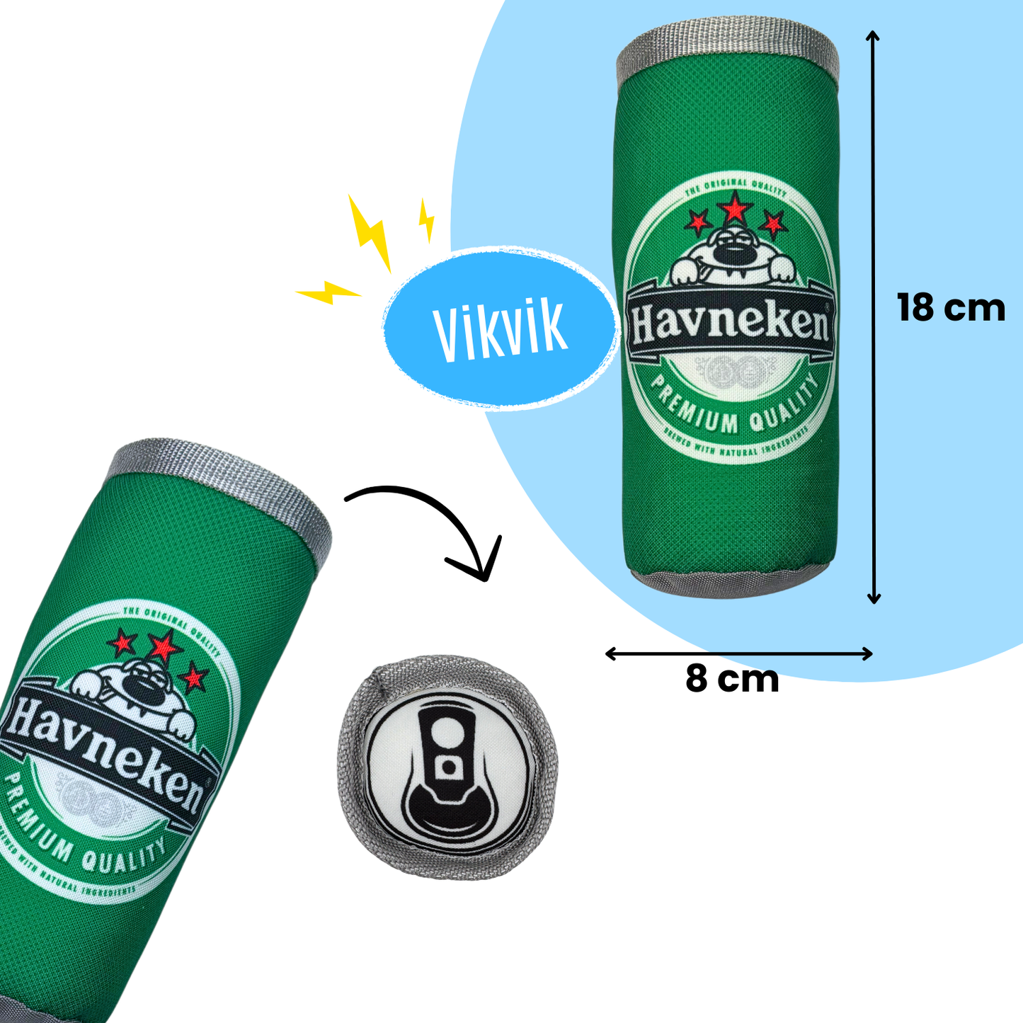 Havneken Kutu İçecek Sesli Peluş Köpek Oyuncağı