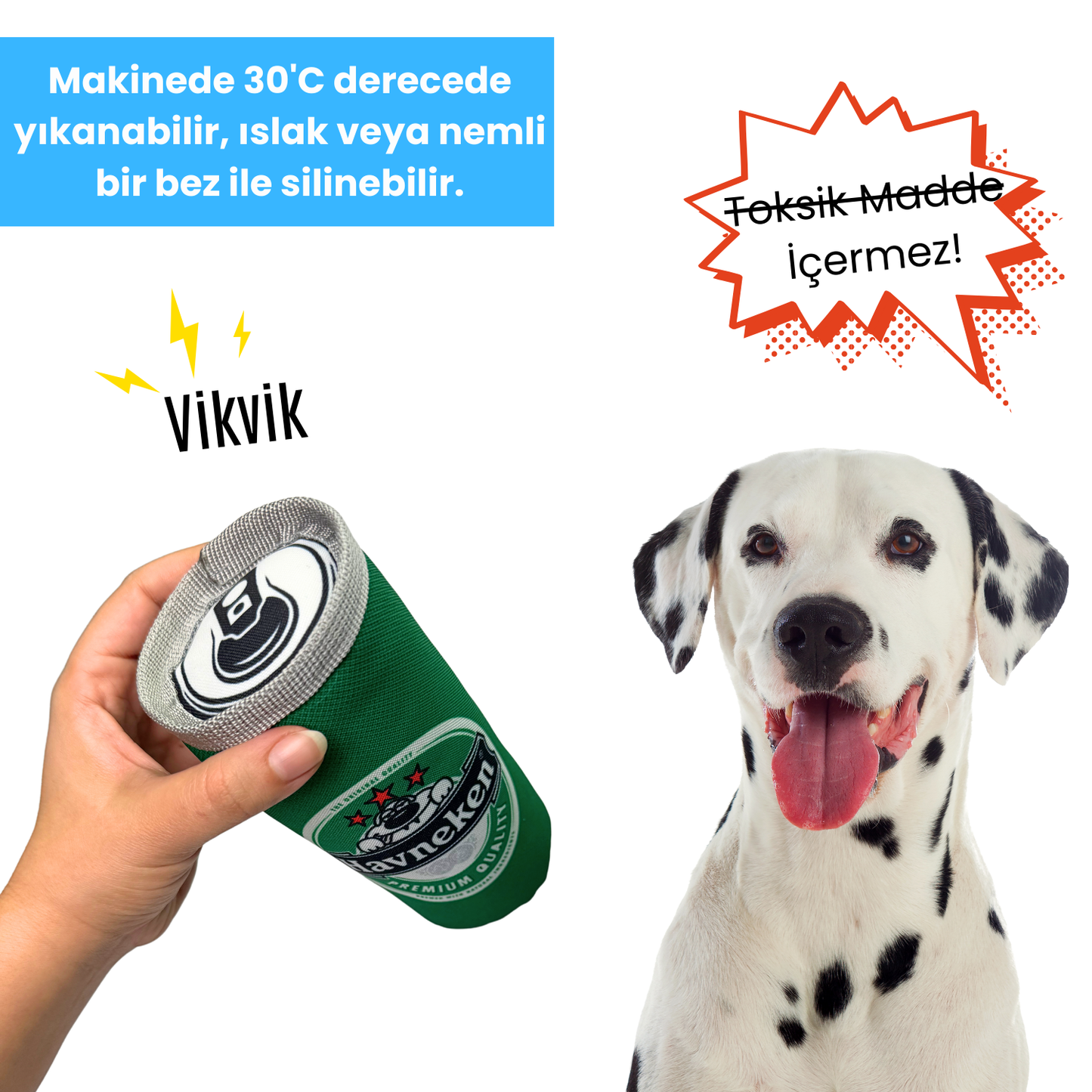 Havneken Kutu İçecek Sesli Peluş Köpek Oyuncağı