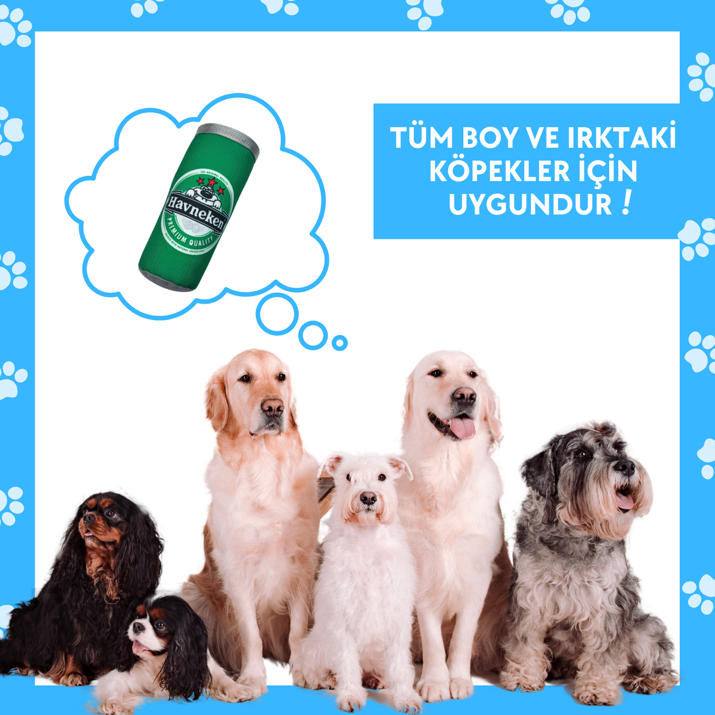 Havneken Kutu İçecek Sesli Peluş Köpek Oyuncağı