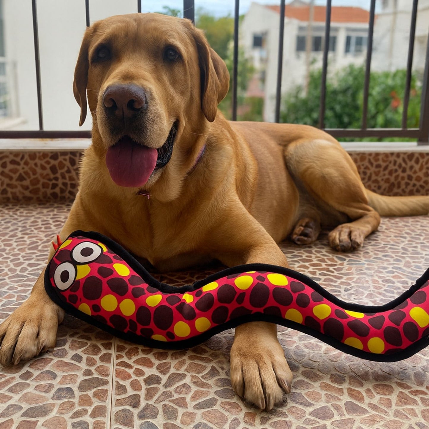 Peluş Yılan Köpek Oyuncağı | VikVik Sesli Köpek Oyun Arkadaşı