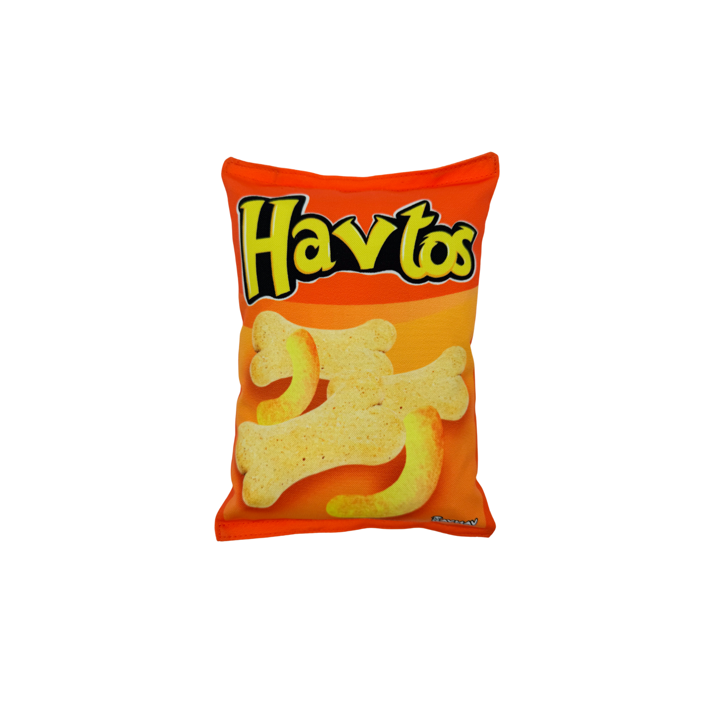 Havtos Peluş Cips Hışırtı Sesli Köpek Oyuncağı