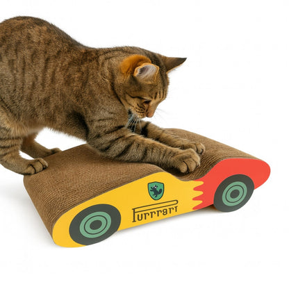 Purrari Kedi Tırmalama Kartonu 30 cm – Çift Taraflı Tırmalama Tahtası, Tırnak Bakımı