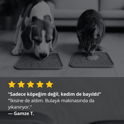 O'yalama Matı Köpek Ve Kedi İçin Yalama Matı Vakumlu Lickmat