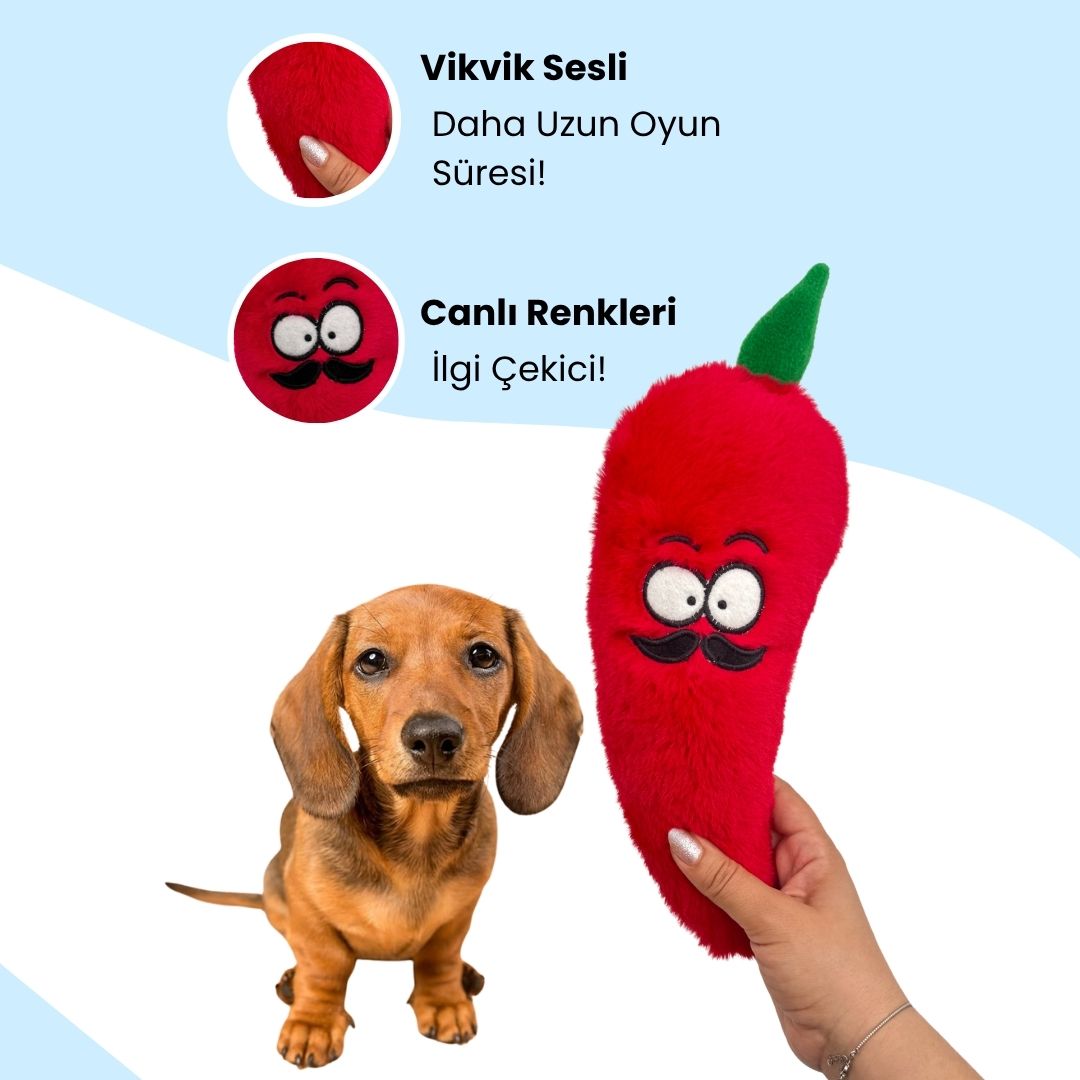 Havhav Tombik Biber Köpek Oyuncağı