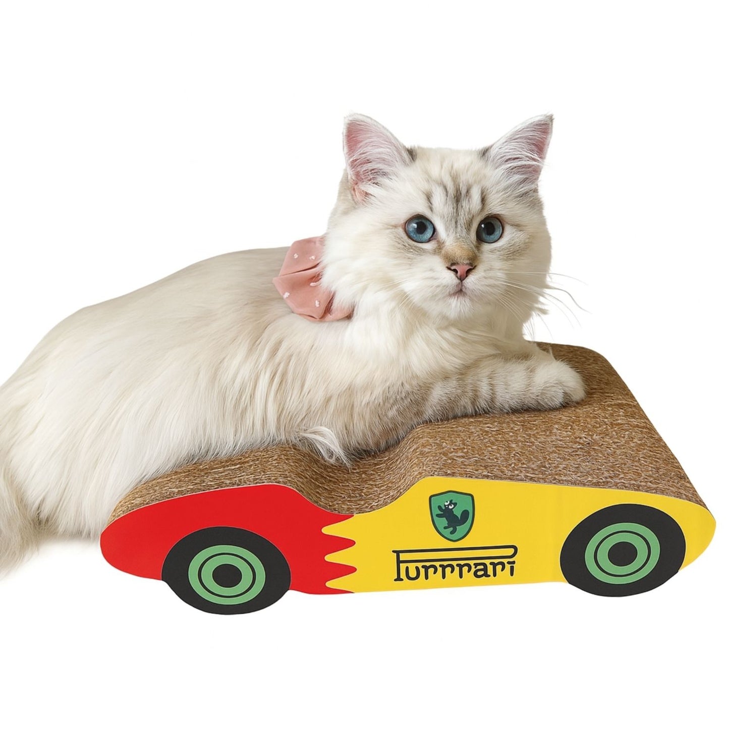 Purrari Kedi Tırmalama Kartonu 30 cm – Çift Taraflı Tırmalama Tahtası, Tırnak Bakımı