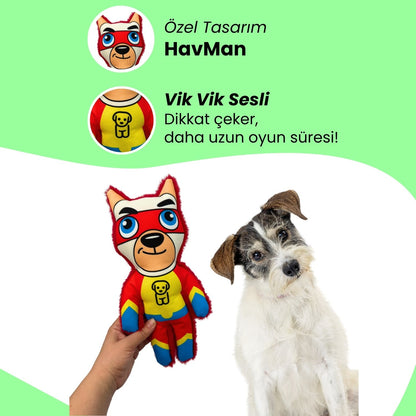 Havhav Hav-man Köpek Oyuncak Seti