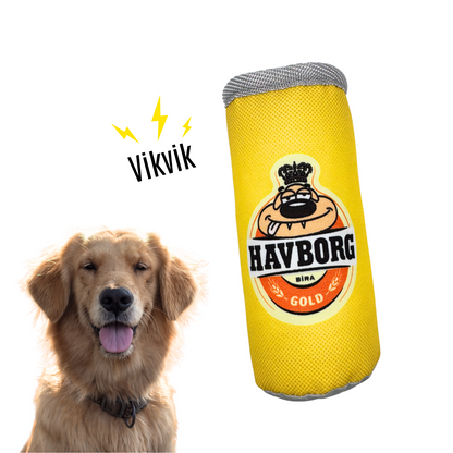 Havborg Kutu İçecek Sesli Peluş Köpek Oyuncağı