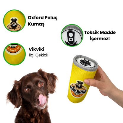 Havborg Kutu İçecek Sesli Peluş Köpek Oyuncağı