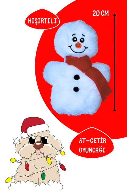 Yılbaşı 3’lü Köpek Oyuncak Seti – Peluş & Çekiştirme Noel Oyuncakları