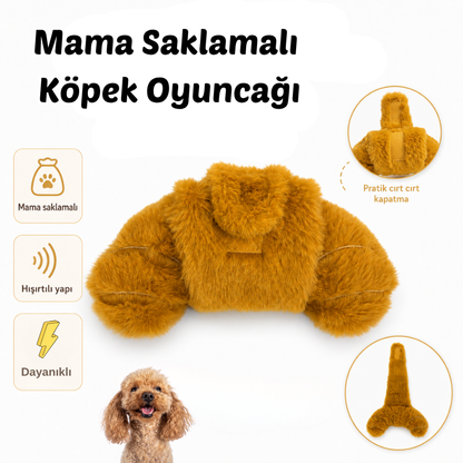 Havhav Kruvasan Mama Saklamalı Hışırtılı Ve Cool Lime İçecek Peluş Köpek Oyuncağı Seti