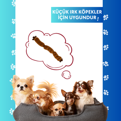 Minik Sosis Peluş Köpek Oyuncağı