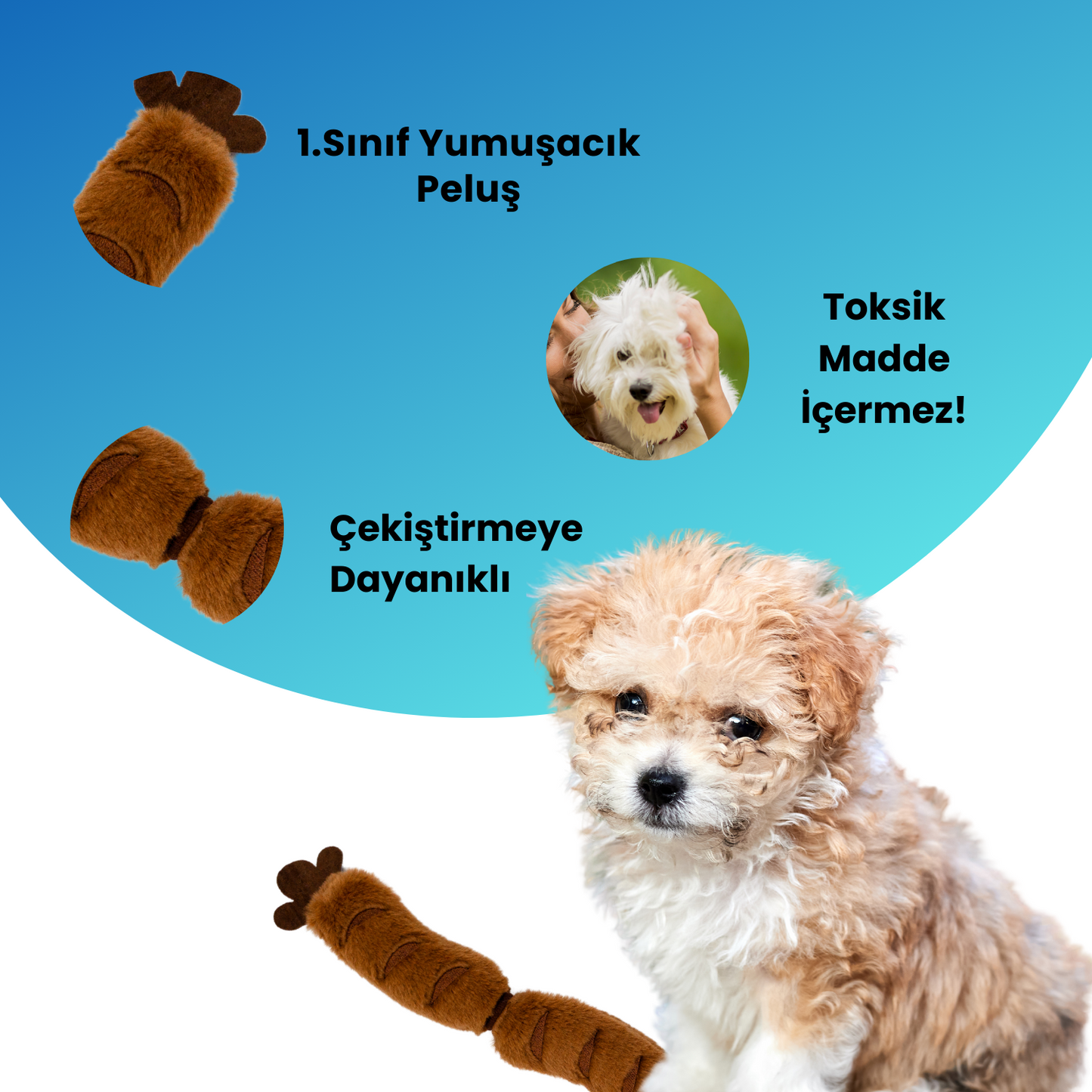 Minik Sosis Peluş Köpek Oyuncağı