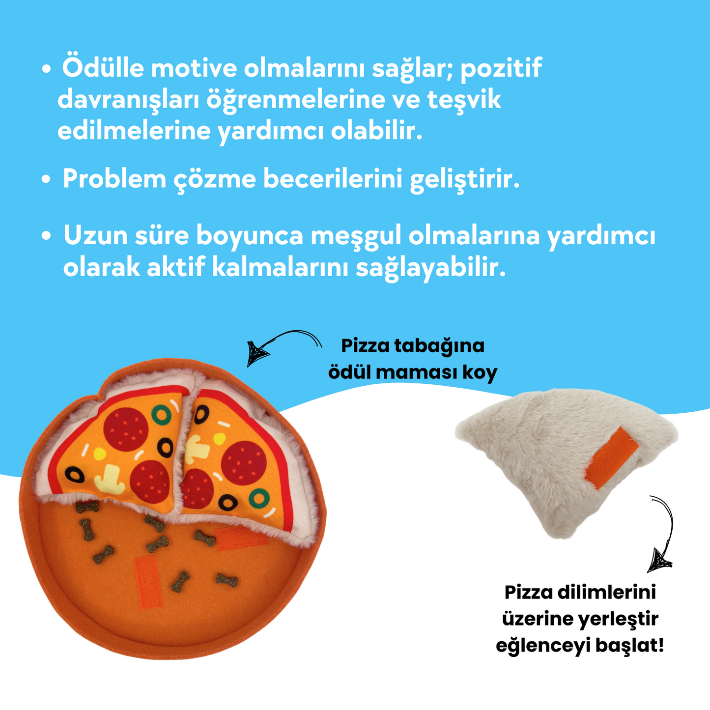 HavHav PizzaHav Köpek Oyuncak Seti