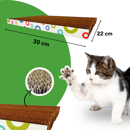 4 Adet Kedi Tırmalama Kartonu 30 cm