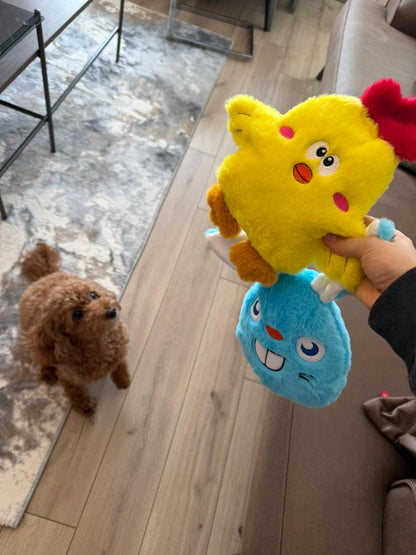 Havhav Mavi Paskalya Tavşanı Peluş Köpek Oyuncağı