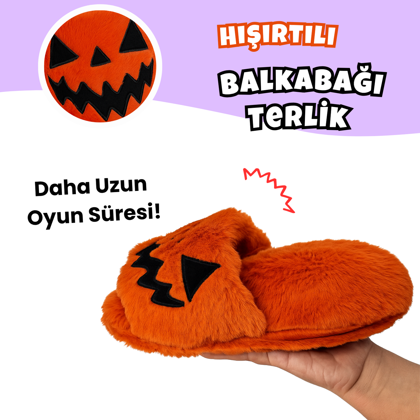 Havhav Cadılar Bayramı Temalı Köpek Oyuncak Seti | Hışırtılı Peluş Terlik, Peluş Örümcek ve Göz Oyun Topu