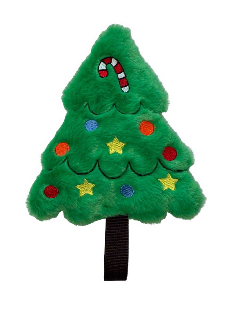 Yılbaşı Temalı Çam Ağacı Köpek Oyuncağı – Çekiştirme Halatlı Ve Sesli Köpek Oyuncağı