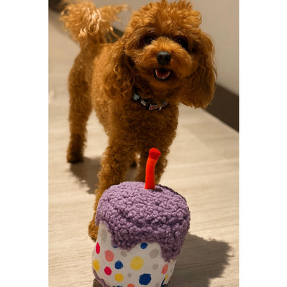 Köpek Parti Kutusu | Parti Şapkası, Peluş Pasta, Peluş Hediye Kutusu ve 2 Ödül Maması
