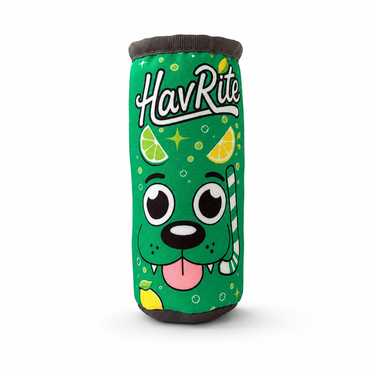 HAVrite Peluş Kutu İçecek Köpek Oyuncağı | Vikvik Sesli, At-Getir Köpek Oyuncağı