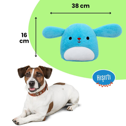 Peluş Tavşan Köpek Oyuncağı | Hışırtı Sesli Köpek Oyun Arkadaşı