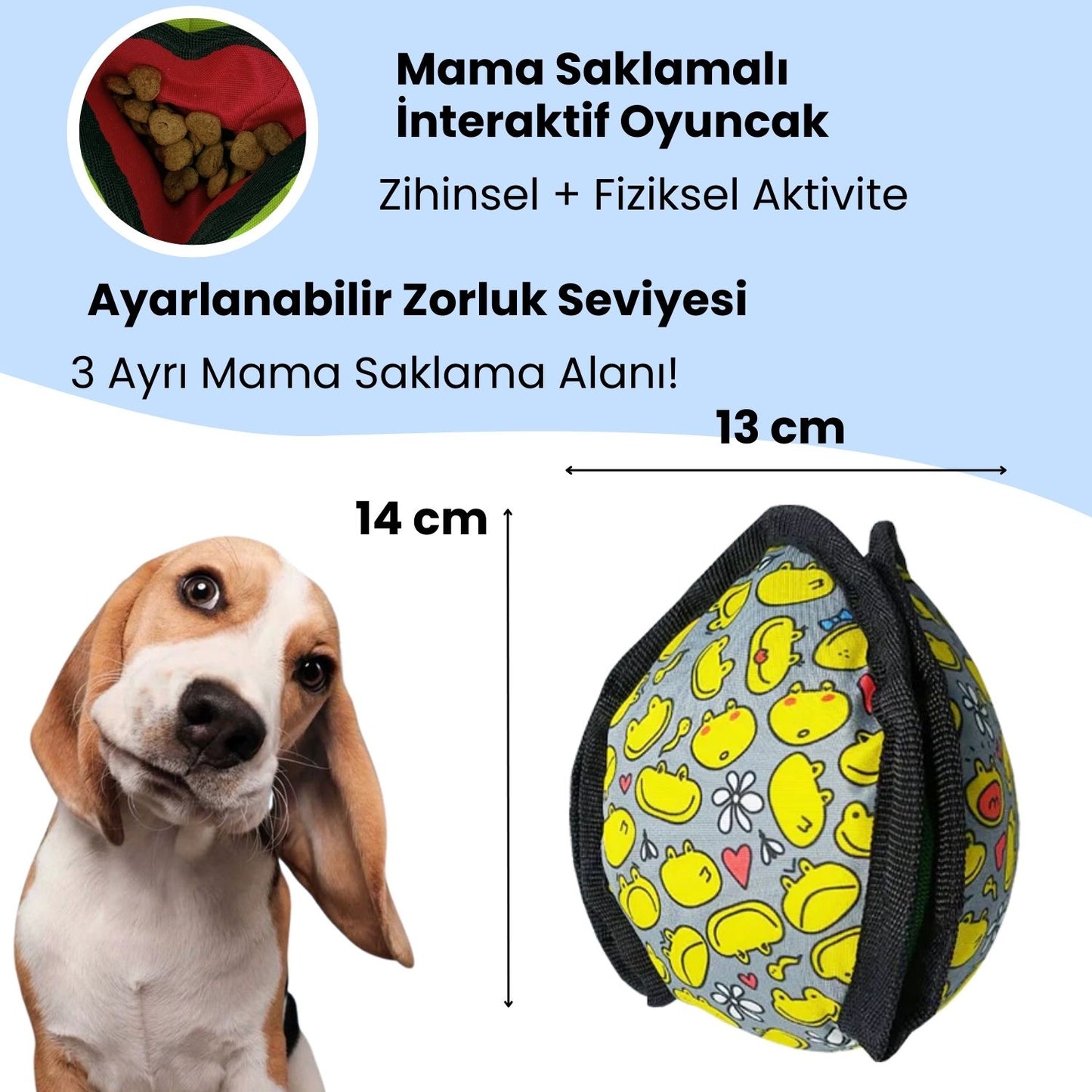 Lotus Mama Saklamalı Köpek Oyuncağı | İnteraktif Aktivite Oyuncağı Köpek Oyun Topu