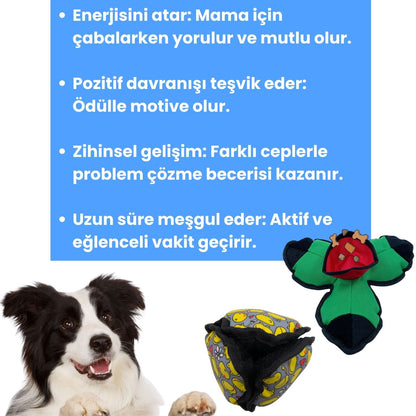 Lotus Mama Saklamalı Köpek Oyuncağı | İnteraktif Aktivite Oyuncağı Köpek Oyun Topu