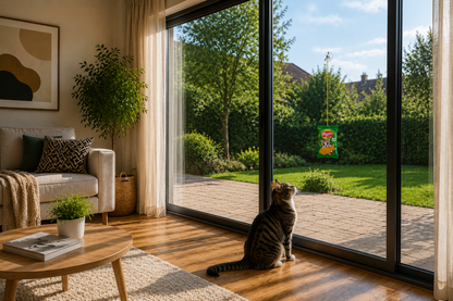 Miyavs Peluş Cips Kedi Oyuncağı Asmalı Lastilki Kedi Oyun Oltası