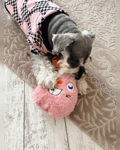 Havhav Pembe Paskalya Tavşanı Peluş Köpek Oyuncağı