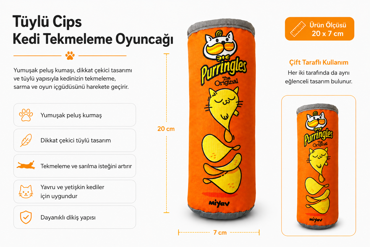 4'lü Kedi Oyuncak Seti PisiPisiesta Kedi Oyun Kutusu