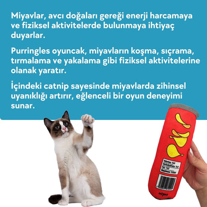 Purringles Catnipli Kedi Oyuncağı Kicker