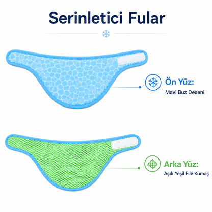 Havhav Serinletici Köpek Oyuncak Seti 3’lü - Serinletici Fular, Köpekbalığı ve Çapa Köpek Oyuncakları